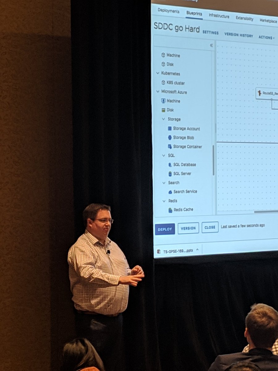 Codydearkland's tweet photo. @grantorchard @cslater27 and Scott Norris (who's Twitter handle I don't know...) Gifting out some awesome knowledge around @VMwareCAS https://t.co/AEAsppaUks
