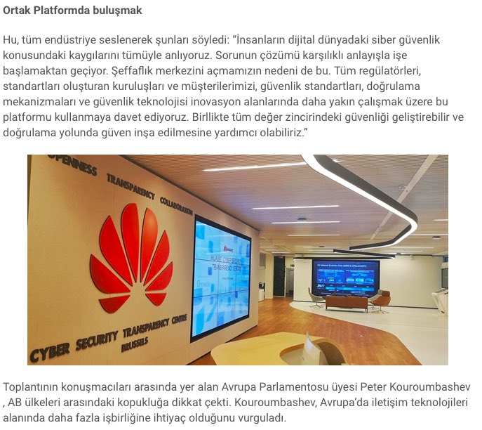 fatoskarahasan's tweet photo. Security is a top priority in the age of #IoT #Ai @HuaweiEU Dir of Cyber Security Centre Brussels Xie invites regulators companies to join forces @HuaweiTurkiye @joancarbonell @sallyeaves @mikeflache @jimharris @yvesmulkers @elisequevedo @jeanbsu @UserExperienceU @dunya_gazetesi https://t.co/O2BscE66Y0