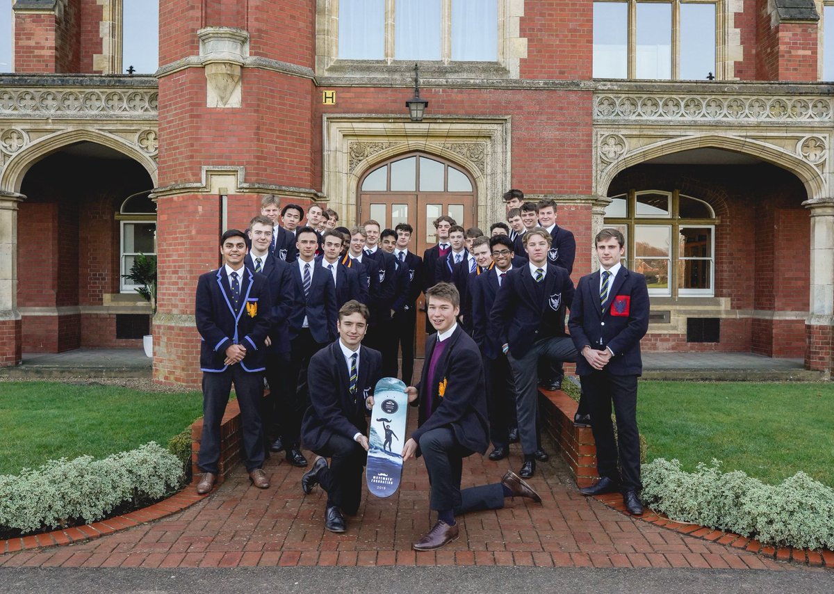 BedfordSchool's tweet photo. As a thank you for raising £10,145 for the Movember charity our @MobrosBs were delighted to be presented with a Movember skateboard by the Movember UK team. Knowing how much we like to make a film, they also said thank you with a film they made for us: https://t.co/dEX0e0rtEK. https://t.co/TW4oiIZ2Lh