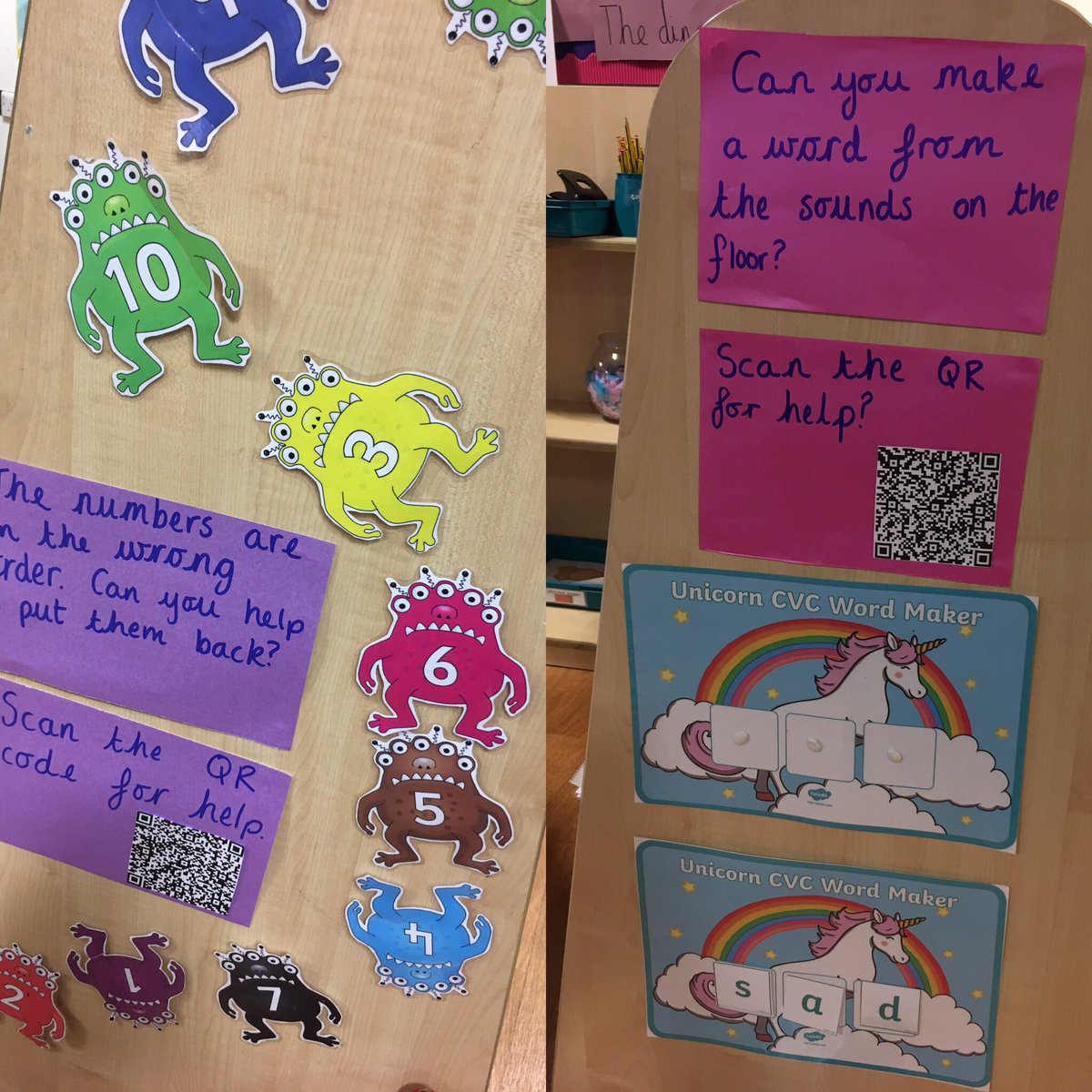 <a href="/MrsFitz_HT/">Mrs Fitz</a> and I rather enjoyed making instructional videos for our provision areas this afternoon. The children can access them through a QR code. The BAFTA is probably in the post... #INA #computing #integratedcurriculum