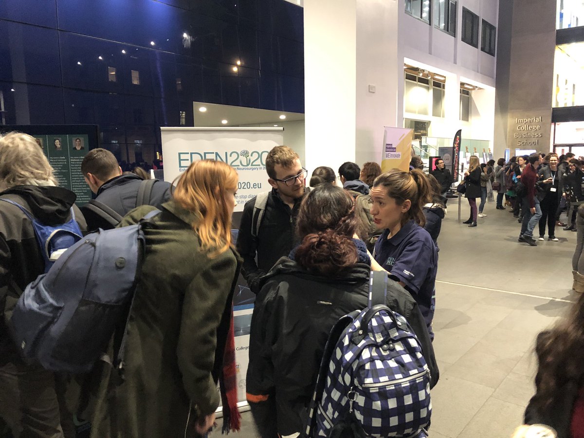 alijmcdermott's tweet photo. Great to see Marta @Imperial_RPM supporting the @eden2020eu @ImperialMechEng at #ImperialLates         - developing new minimally invasive treatments in #neurosurgery https://t.co/Vr51ZdjagR