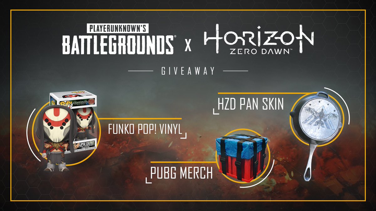 Pubg Horizon Zero Dawn Themed Items Are Now Available For Pubg On Ps4 Celebrate By Sharing Your Favorite Hzd Memory With Us For A Chance To Win A Prize Crate