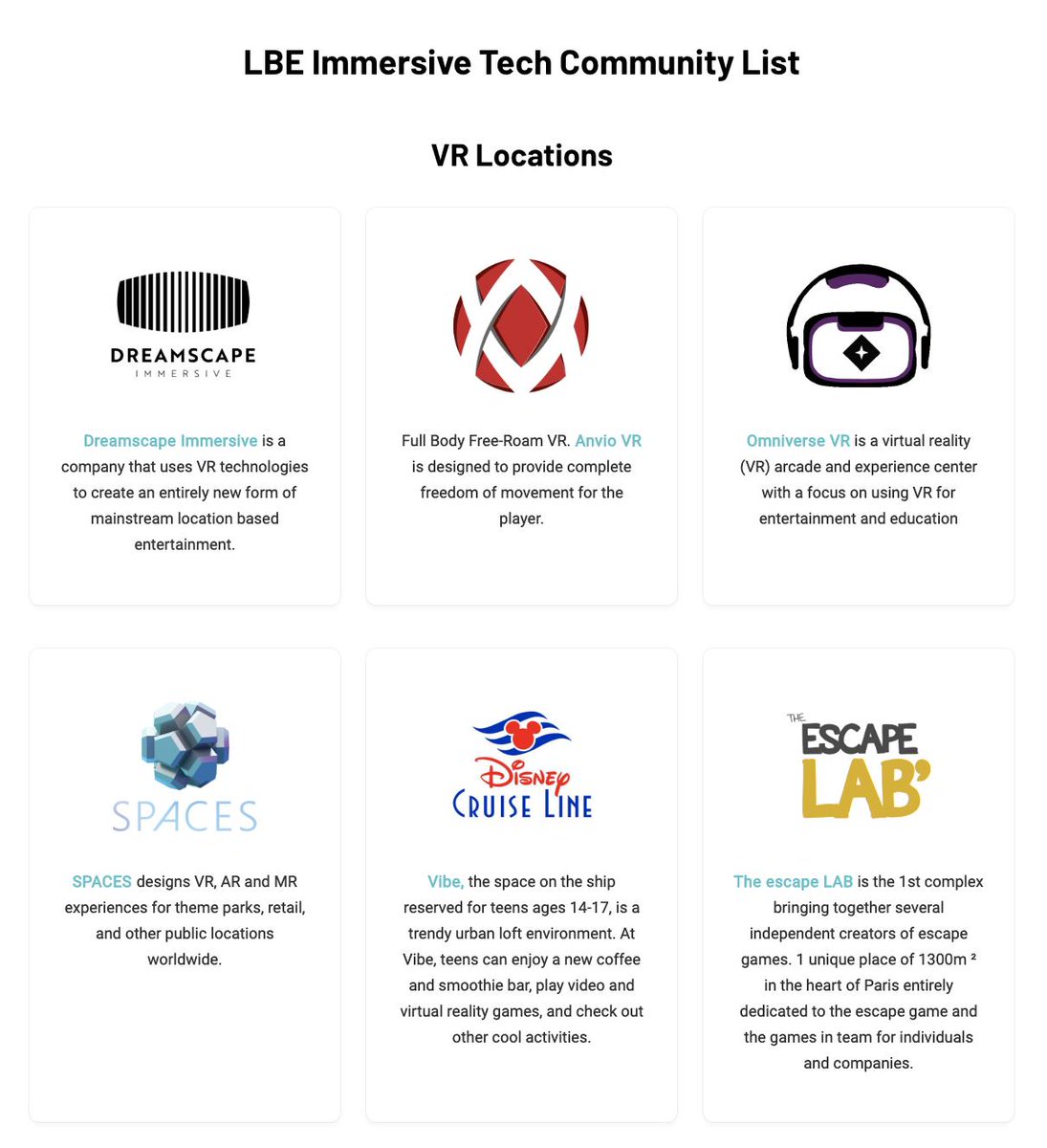 lbe_news's tweet photo. 🧐🚀 Creating a Location Based Virtual Reality product and are looking for the perfect #software, #hardware, or #content #partner? Check out our #LBVR community list to get connected to the players! 🧐🚀 

➡️ https://t.co/3EPQ215geS

#vr #virtualreality #lbe #lbevr #tech https://t.co/hFvUxa4Qfd