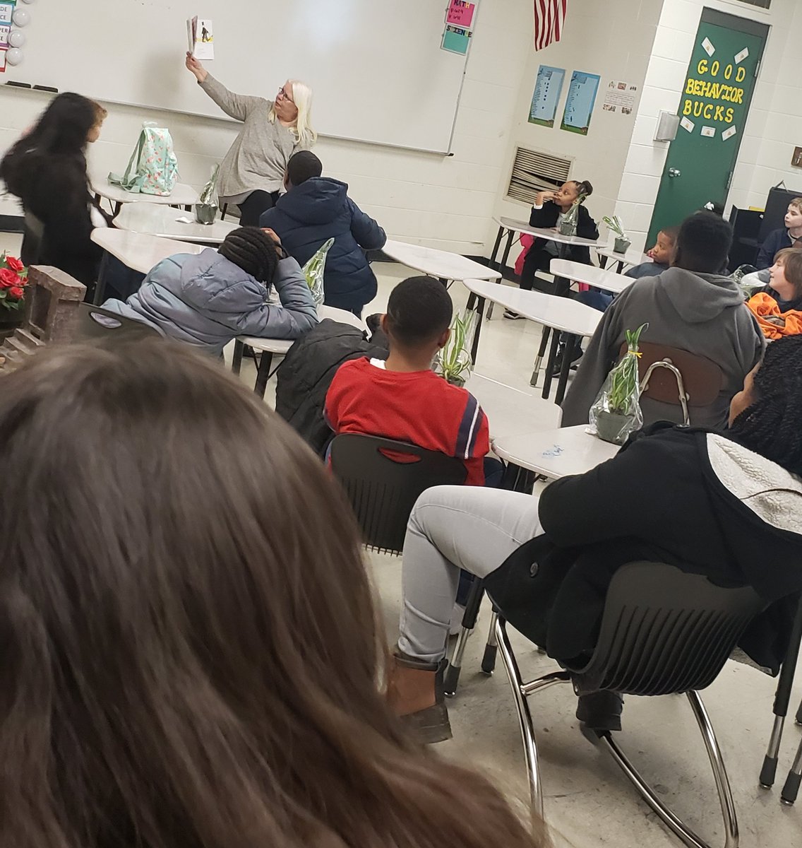 AJohnson2K18's tweet photo. Thank you Mrs. Chase for reading to 3rd  grade!!!!! 

@suptking @LMESTigerNation https://t.co/80pBxTlJPG