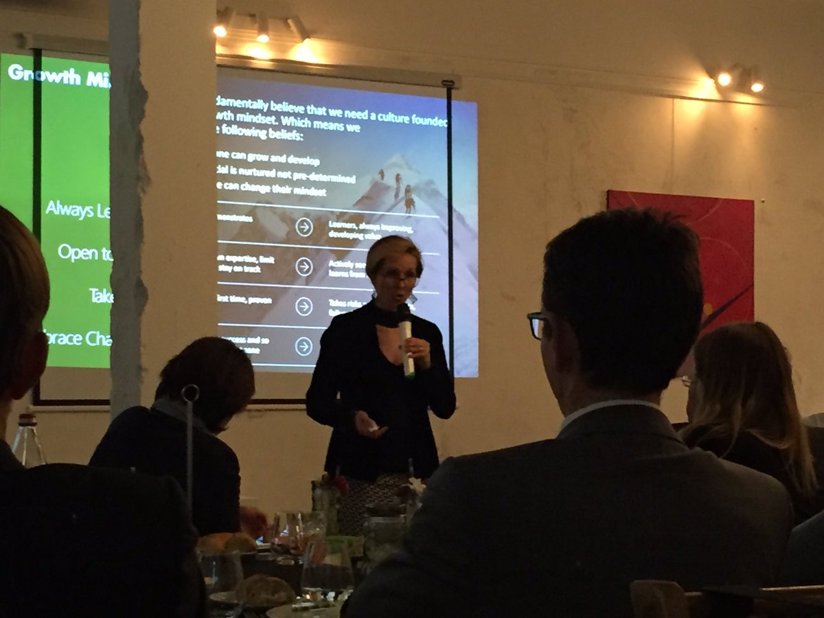 vanksen's tweet image. "Culture eats strategy for breakfast" Laure Apy from @MicrosoftLux speaks about culture changes at Microsoft during the #digitalcircle. w/ @AccentureLux