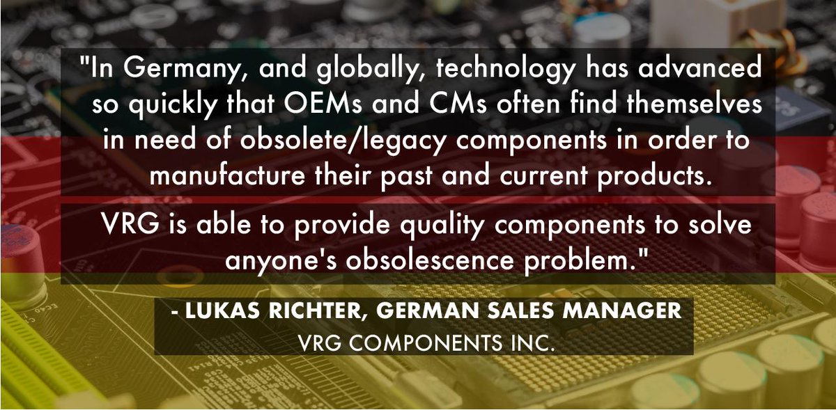 OnAirBrandsLIVE's tweet photo. German Market observations from Lukas Richter, German Sales Manager at VRG Components Inc. https://t.co/UcdG5qrf7r