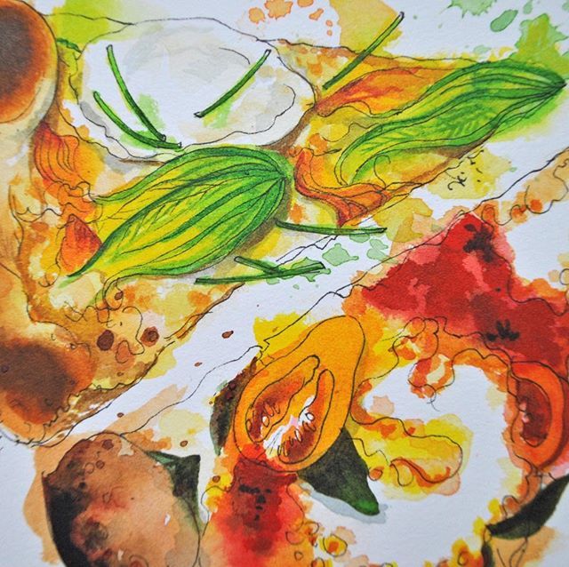 GeorginaLuck's tweet image. ‘Detail or close up’ Day 5 #marchmeetthemaker it’s got to be pizza complete with courgette flowers for #easyjetmagazine -
-
-
-
-
-
-
-
-
-
-
-
-
#makersgonnamake #marchchallenge #makingpictures #makingmagazines #illustrating #articles #inflightmagazine … ift.tt/2TFxWpo