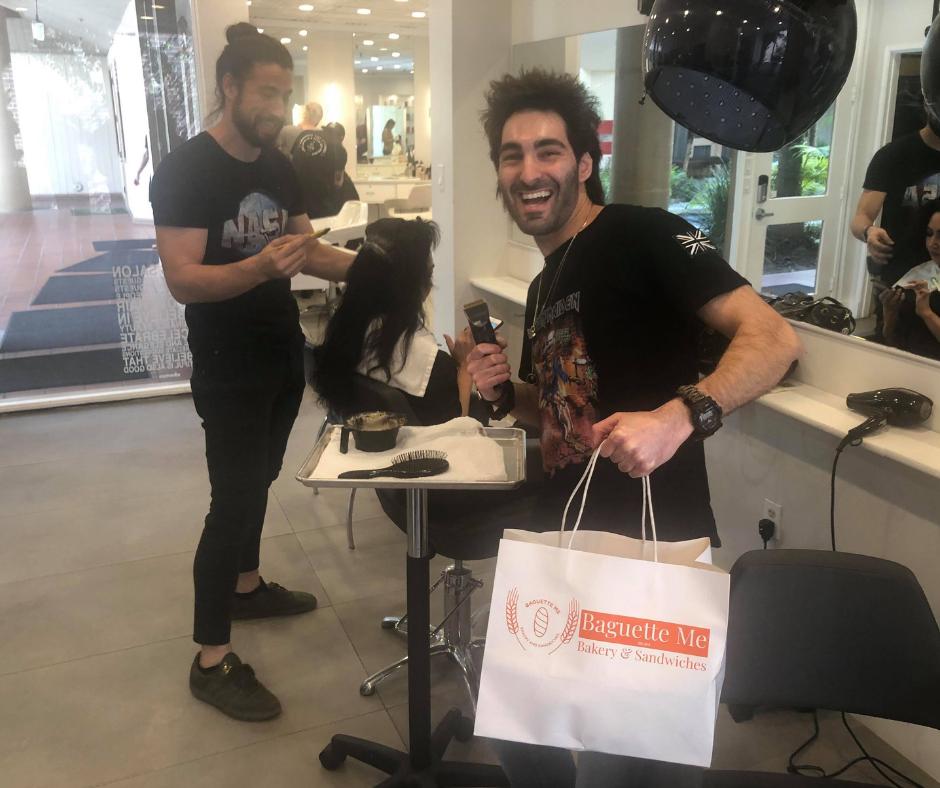 Repping that #catering style at <a href="/salongregories/">Salon Gregories</a>! Call us at 949-612-8262 for more information on our catering services! baguetteme.com