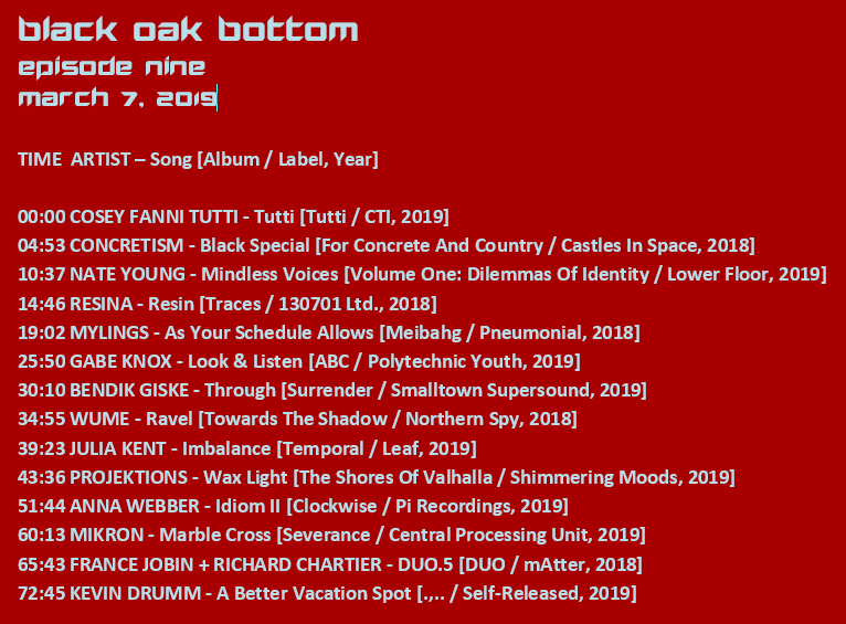 BLACK OAK BOTTOM - Episode #9

mixcloud.com/blackoakbottom…
