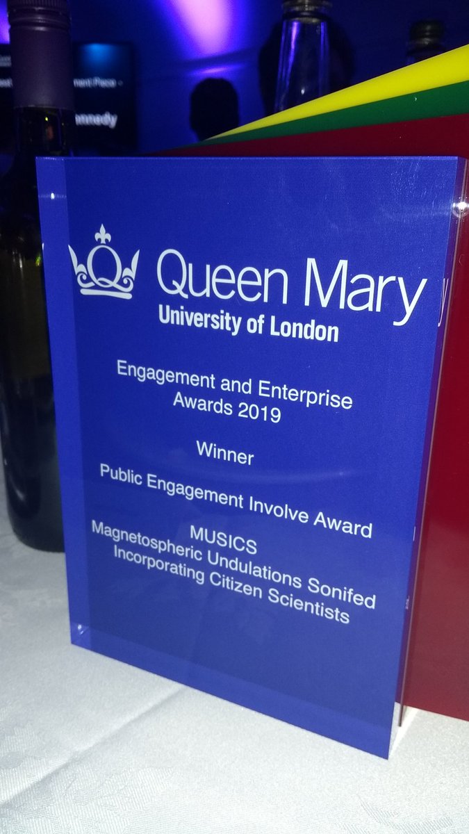thetomhorner's tweet photo. Massive congratulations to @martinarcher on recognition of some incredible work in public engagement in @PhysicsatQM https://t.co/4y14QaUfGO