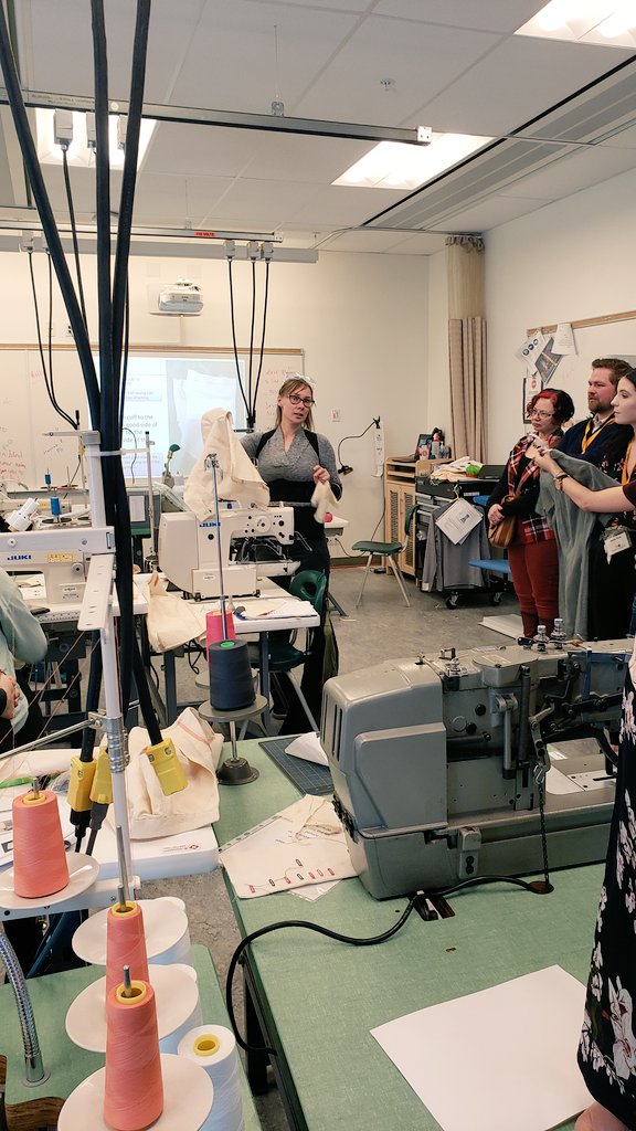 OldsCollege's tweet photo. It's Fashion Preview Day,  showcasing our Apparel Technology programs at the @OldsFashion Institute in #yyc.

#OCPreview  #fashion #costume https://t.co/xkOsMRBoUM