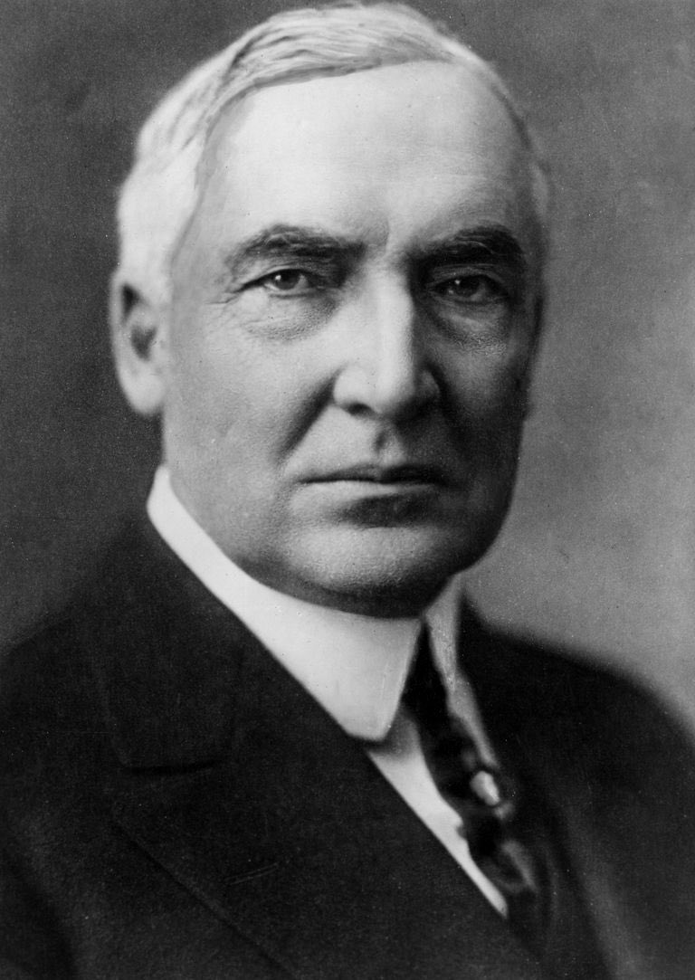 27. Warren G Harding: his eyebrows have pretty good shape tbh why do all the presidents look so angry in every pic???