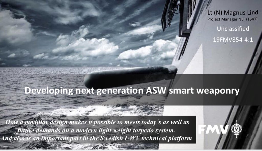 navyboy1977's tweet photo. Time to go home after three splendid days at #uds2019 in Southampton. A lot of good presentations & discussions. #torp47 #fmv #saab https://t.co/7ajKZtfETY