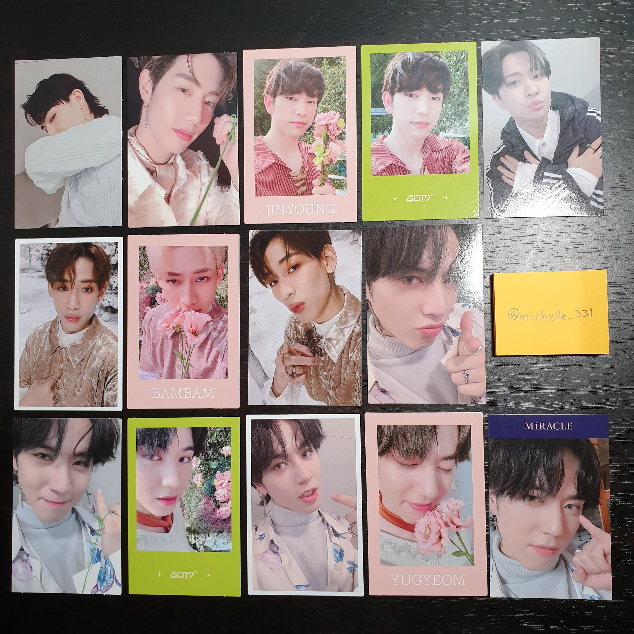 GOT7 bambam チェキ GOT7 bambam チェキ