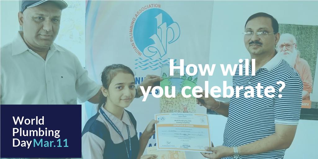 Last year, India’s celebration for #worldplumbingday 2018 set the standard. 
The Indian Plumbing Association organized a range of activities including poster contests, technical seminars and a toilet renovation. #plumber #plumbing

For ideas go to ow.ly/AUu130nXKHi
