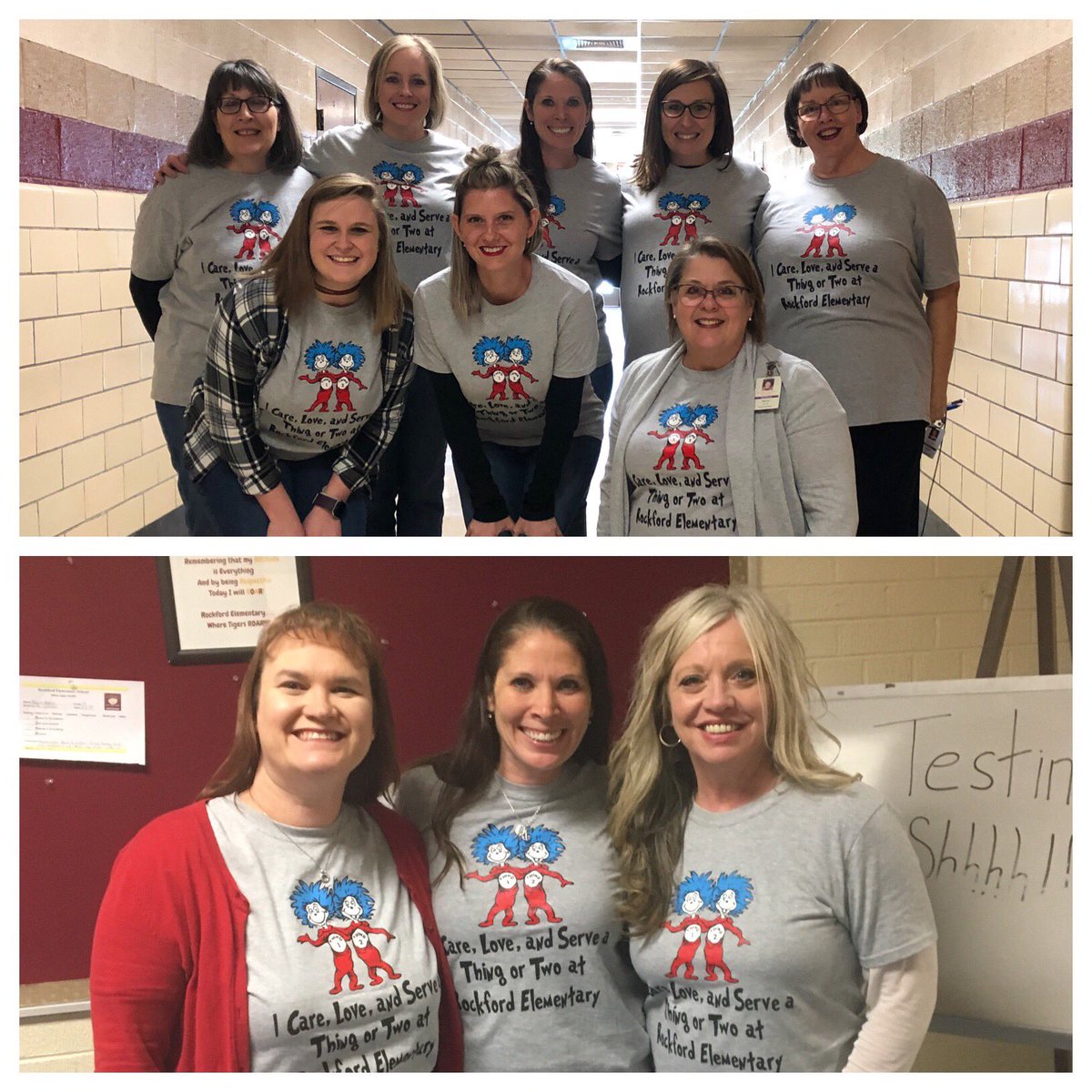 saraoliver1066's tweet photo. We care, love, and serve a thing or two at Rockford Elementary ❤️ #4th5thhall #seniormoms https://t.co/vKkOdcRdsl