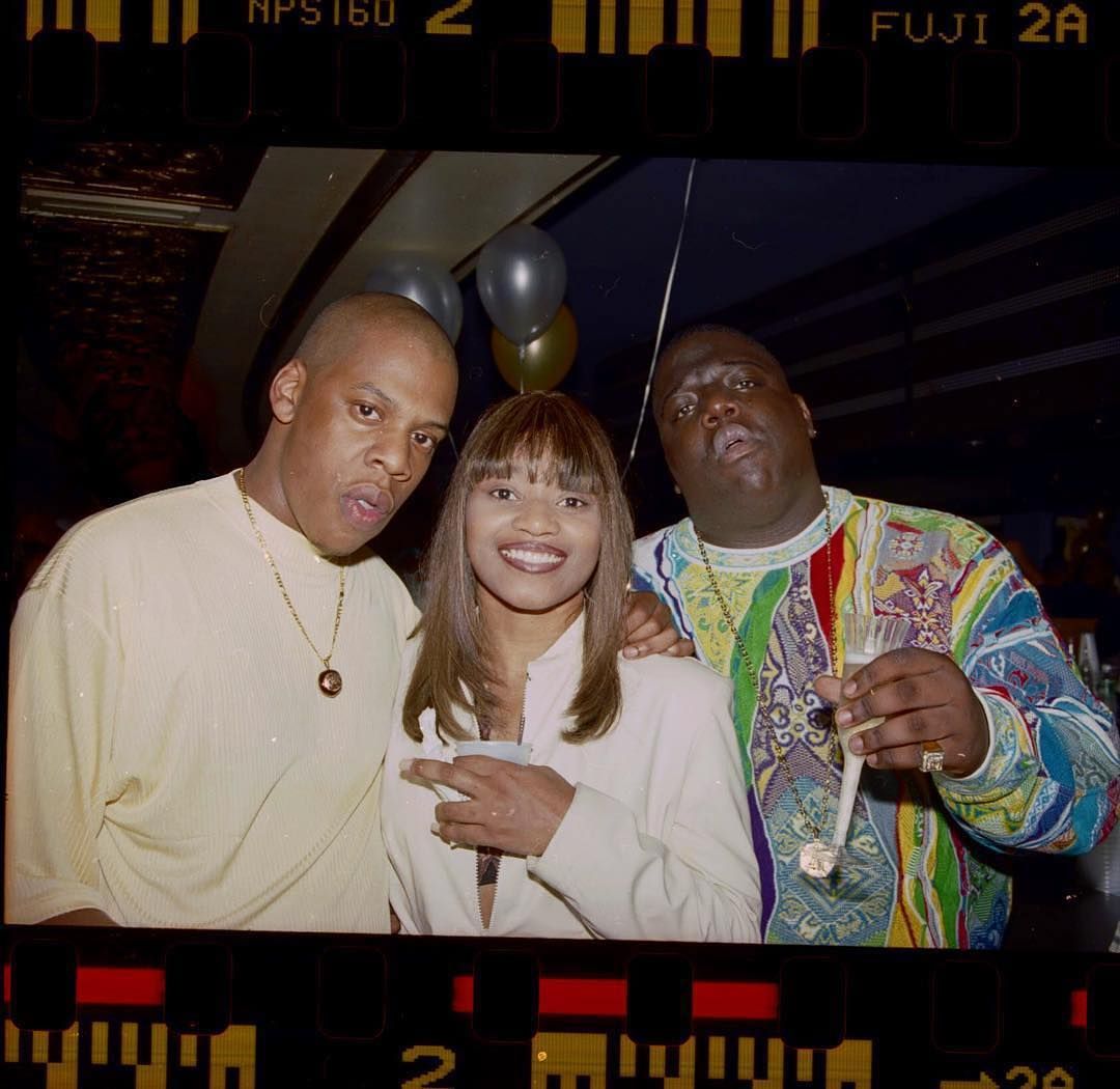OpenMindsEnt's tweet photo. Jay, BIG and LeLee from SWV #tbt #throwback #jayz #biggie #swv https://t.co/jnqRqGSCgg