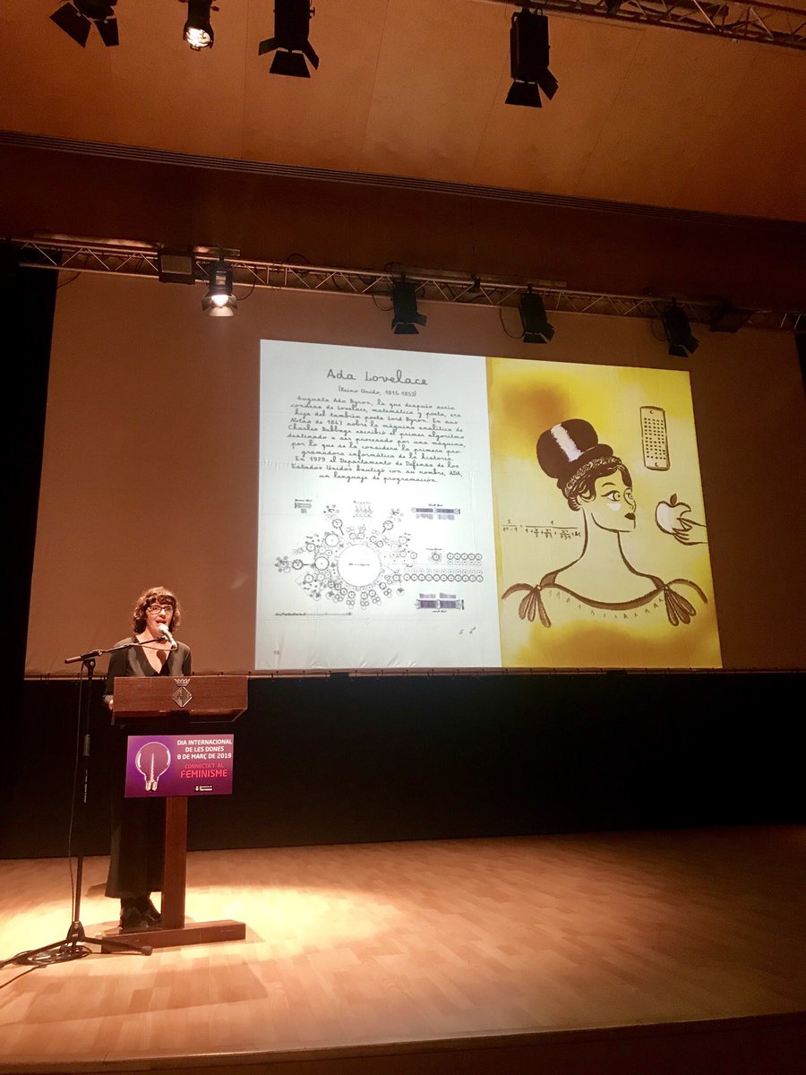 xavimatilla's tweet photo. “Amazing” conferencia de @sandrauve “Supermujeres: (re)inventando el mundo” para descubrir, visibilizar y reivindicar el papel fundamental de muchas mujeres en el desarrollo de la humanidad. #WSCITECH19 #Terrassa https://t.co/aJrWX8WlxV
