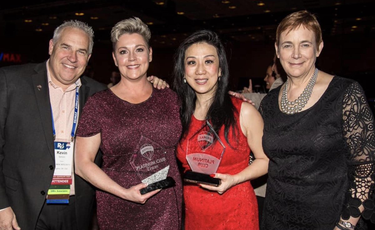 REALTORlifeOR's tweet photo. Congratulations Karen Roush on receiving the Platinum Club Team award and Rebecca Yu for the Platinum Club award 🏆

#remaxr4 #remaxstrong #remaxteam #r4 #r42019 #remaxhustle #remaxintegrity #oregonrealtor #realtorlifestyle #realtorlife #oregonrealtorlife #rmi #realtorsuccess https://t.co/MyZDlMhRXO