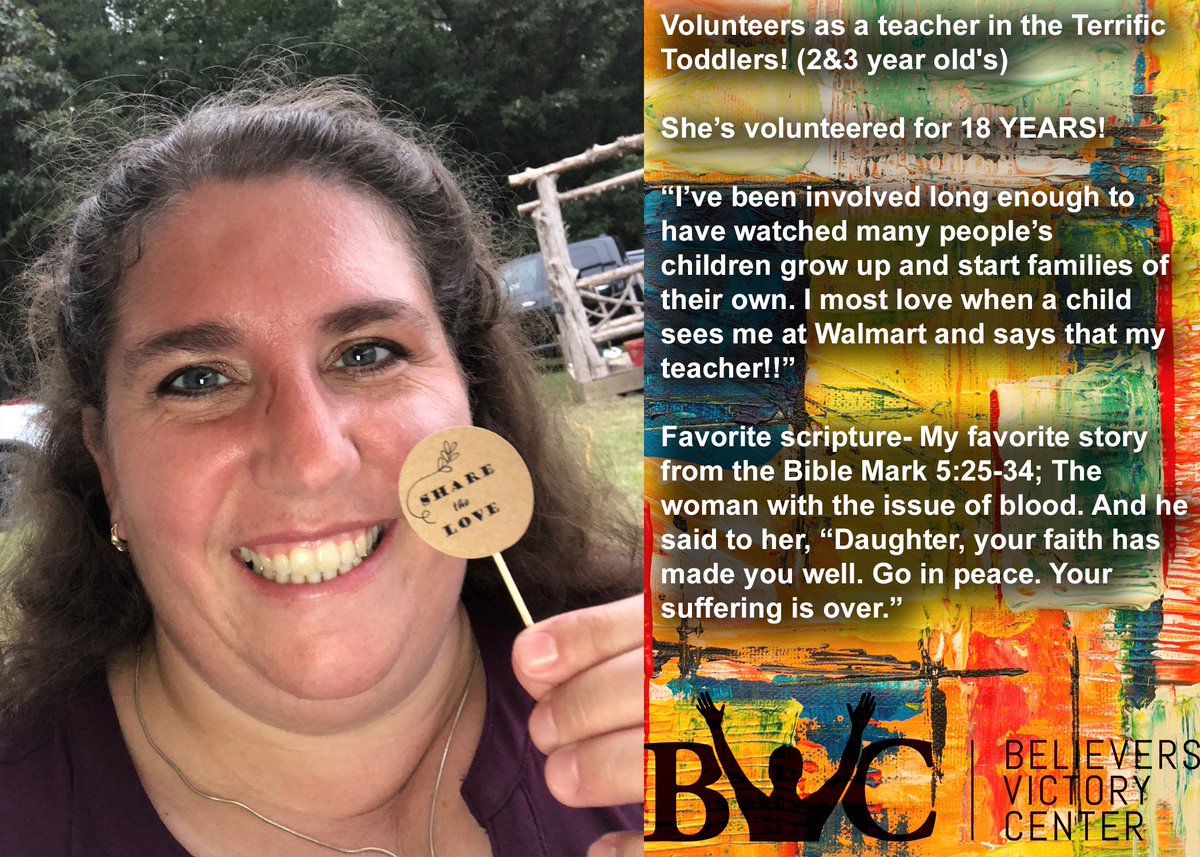 BVCMoorefield's tweet image. Our new weekly Thursday Volunteer Series has kicked off! Thank you Rita for all you do! #WeAreBVC