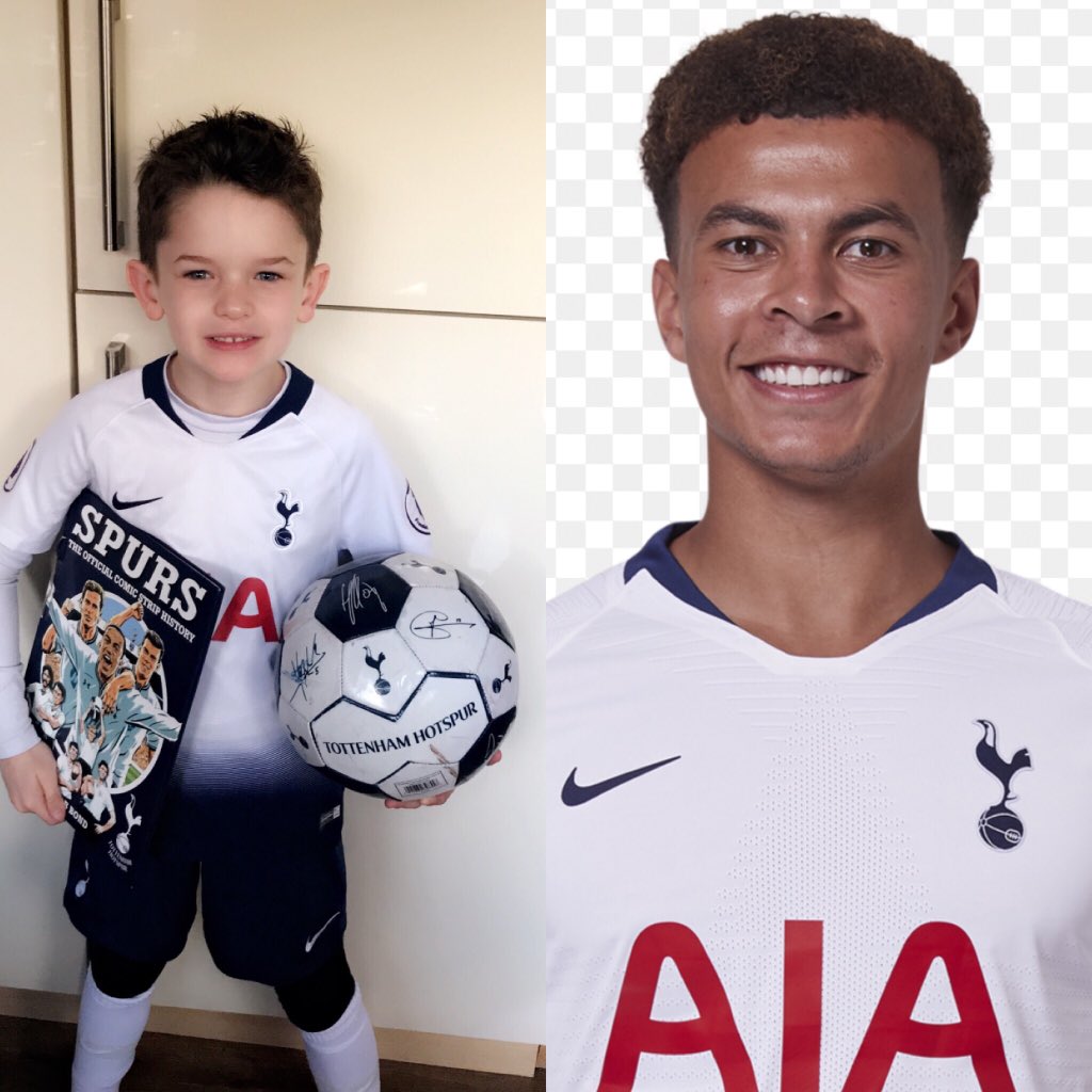 CowdellAimee's tweet photo. World Book Day 2019 Jenson wanted to be is idol Dele Ali #dele #spurs https://t.co/v9qqQVKbxt