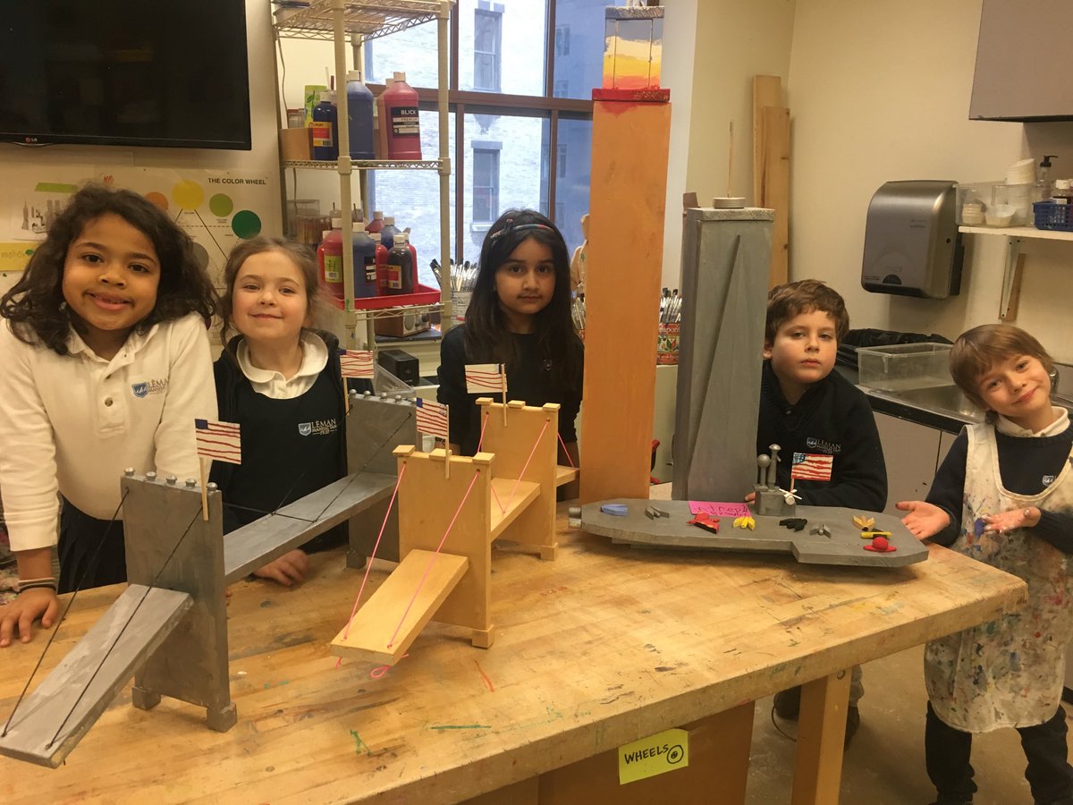 LMPSwoodworking's tweet photo. ⁦@LemanManhattan⁩ 1st grade with finished NYC Landmarks ⁦@LMPSFineArts⁩ https://t.co/YtCbw33oRN