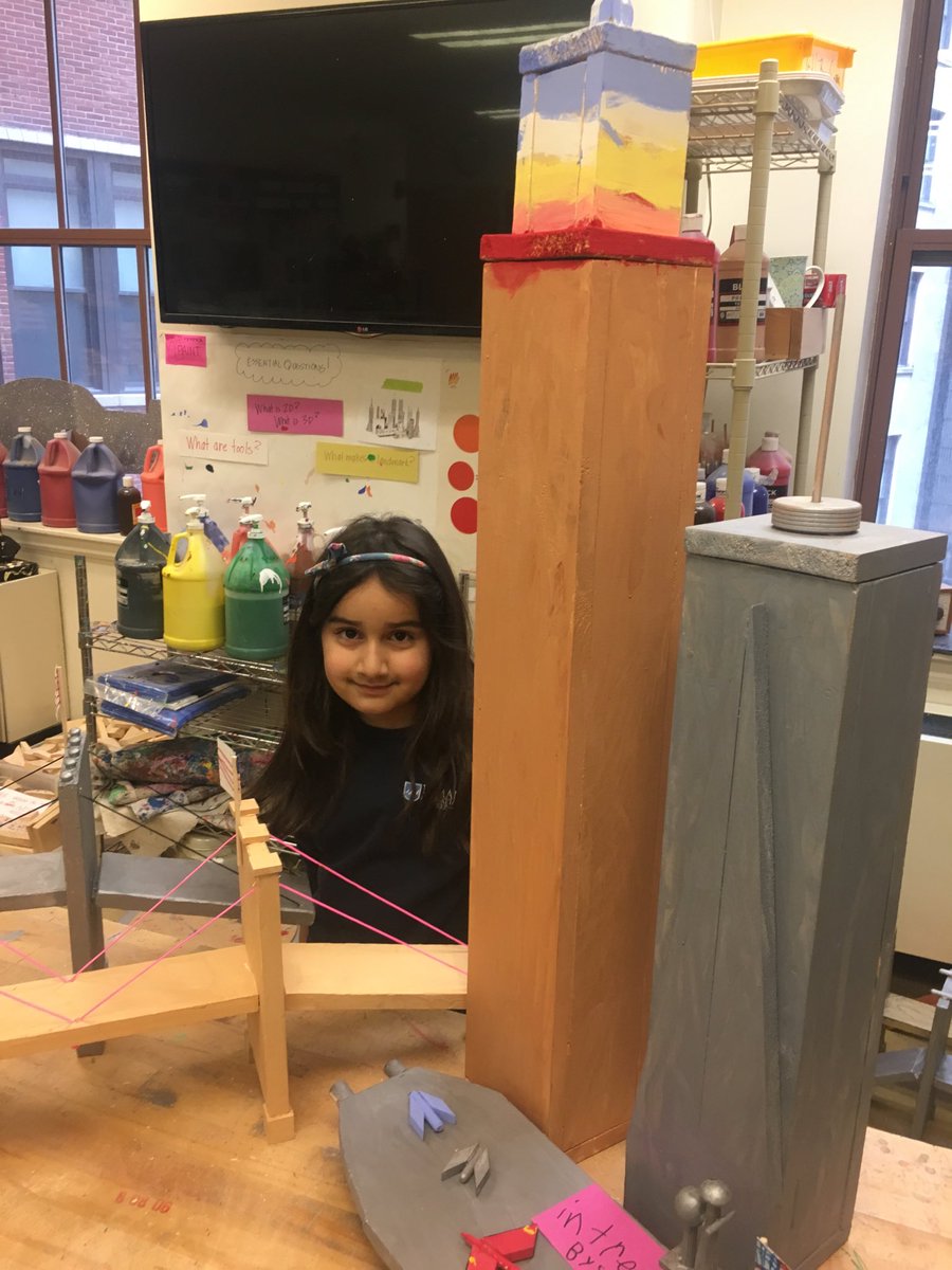 LMPSwoodworking's tweet photo. ⁦@LemanManhattan⁩ 1st grade with finished NYC Landmarks ⁦@LMPSFineArts⁩ https://t.co/YtCbw33oRN