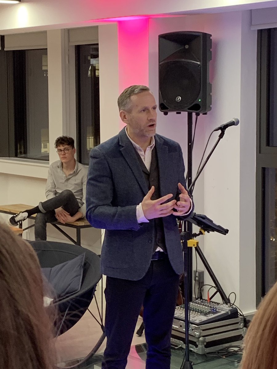 the_andrewhill's tweet photo. @CBC90 talking about retail partnerships of the future at Sorted HQ. #partnerdinner @SortedOfficial https://t.co/ztPo5JUAc5