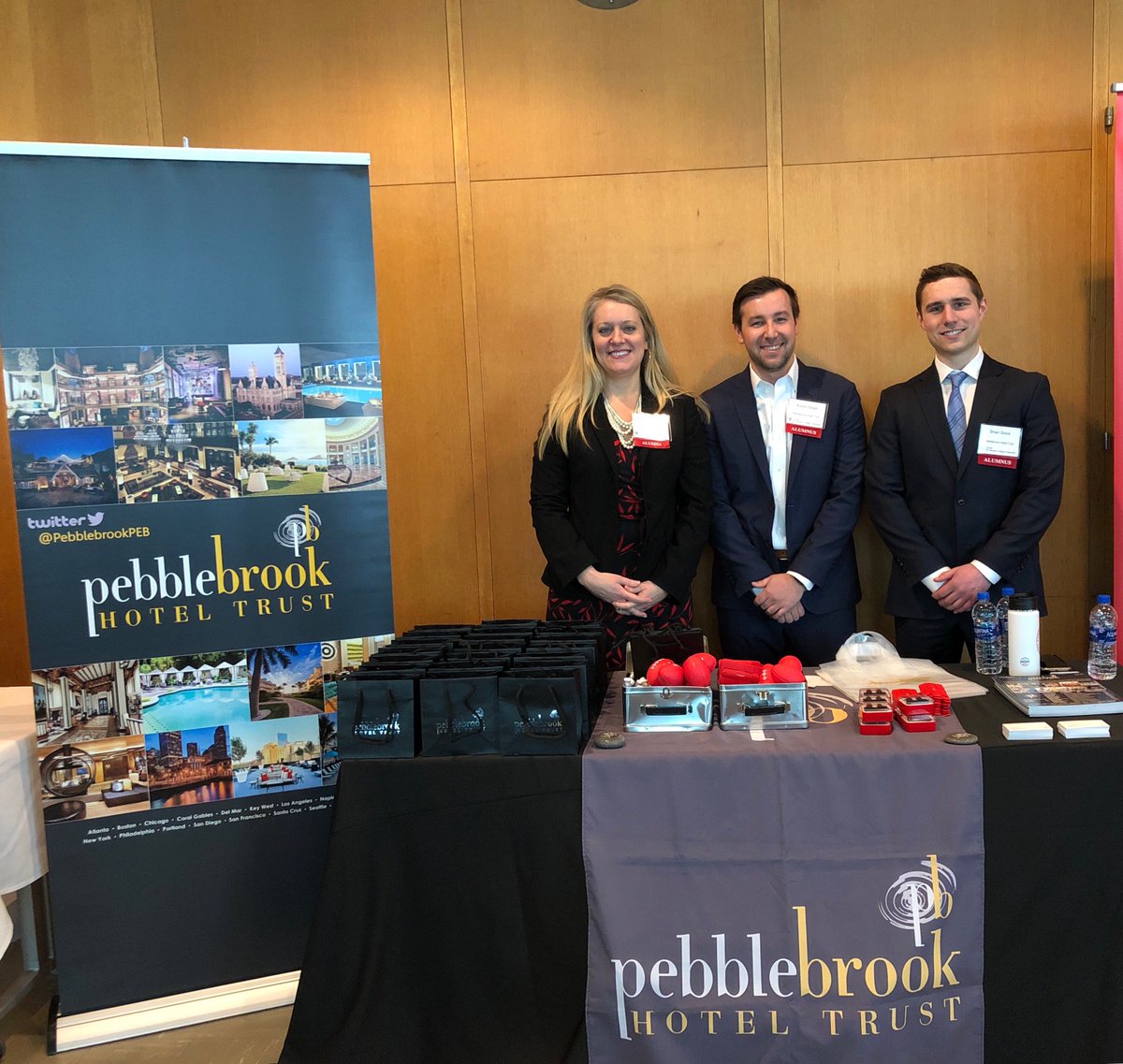 PebblebrookPEB's tweet photo. We enjoyed our time spent at @CornellSHA, meeting with students interested in $PEB at the SC Johnson Career Fair. Thank you for the excellent #hospitality, @Cornell! https://t.co/mwqZMFDEon