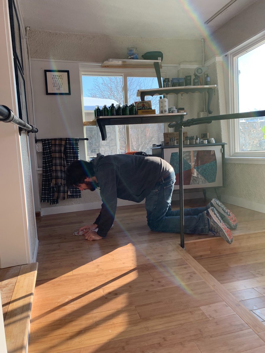 sprucelabsai's tweet photo. @ColoPublicTV  said they wanted to do a feature on us, inside of @SpruceMeUp .
We replied that we were busy with renovations and would appreciate pushing our date back. They said they wanted the rare sight of “tech people” using their hands.
We agreed.
--
#guestfirstmovement https://t.co/JvFWerAyJJ