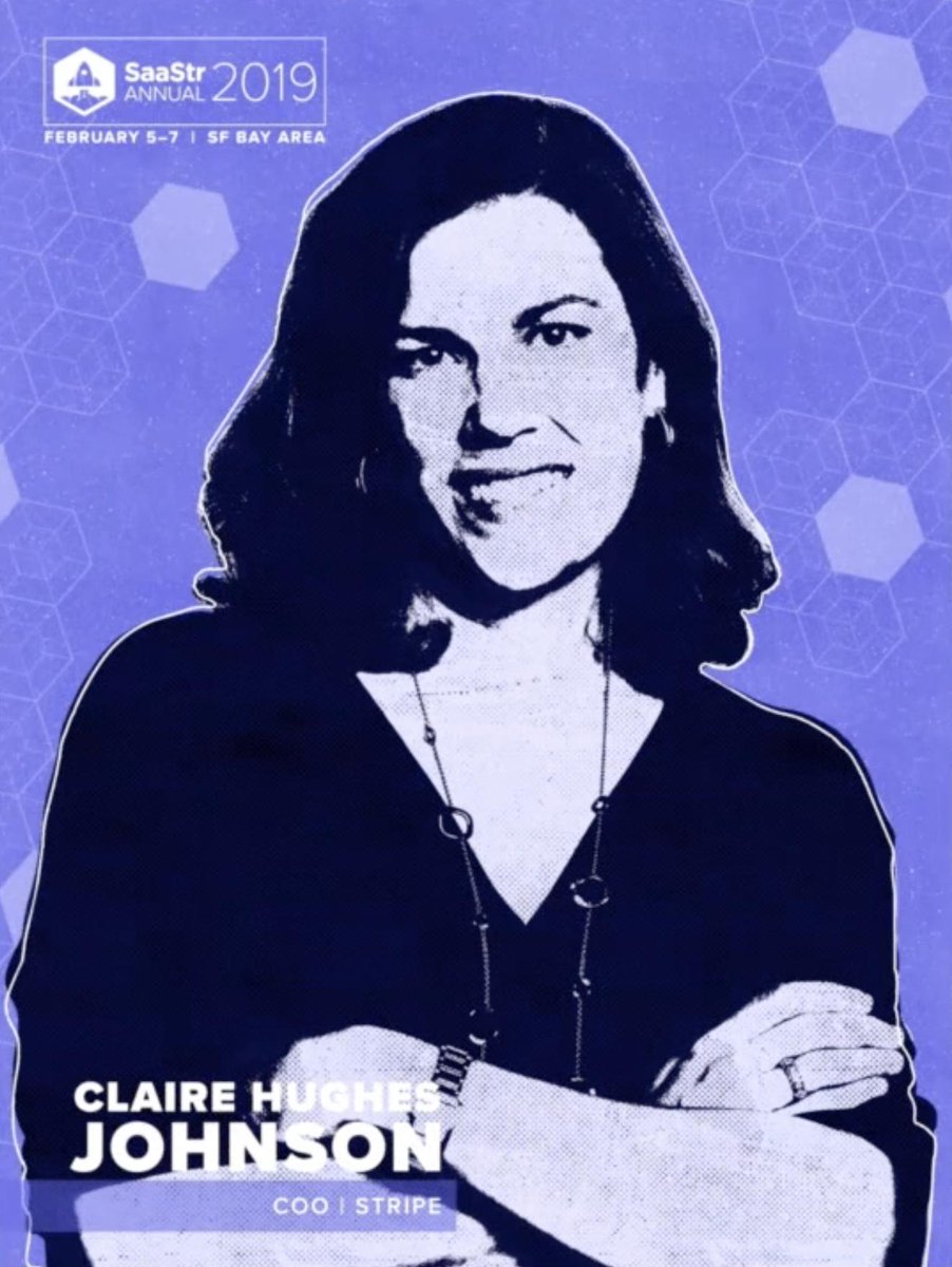 PenroseData's tweet photo. It was invigorating to listen to the leading female figures who made up over half of presenters at @SaaStrAnnual 2019. A stand out was @Claire Hughes Johnson of Stripe who shared their strategy of defining their 'forever user' @saastr @chughesjohnson  #internationalwomensday https://t.co/ESerxSNWKU