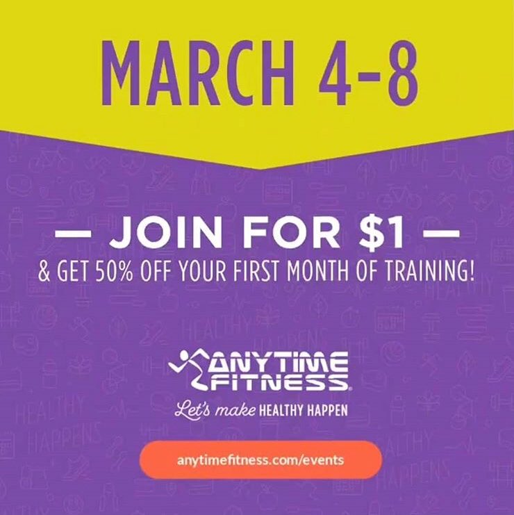 AFExcelsior's tweet photo. Join for $1 is back for a limited time only! Get 50% off your first month of training too! #AF #AFExcelsior #Fitness https://t.co/sblA5jtXNU