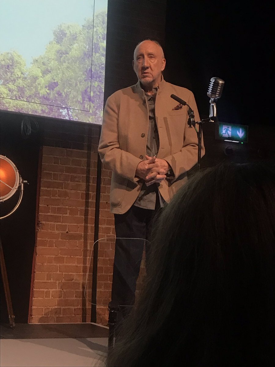 HodderPublicity's tweet photo. An amazing #HodderPreview treat! @TheWho’s Pete Townshend, here to tell us all about his debut novel, The #AgeOfAnxiety. https://t.co/m37Zg8I66F
