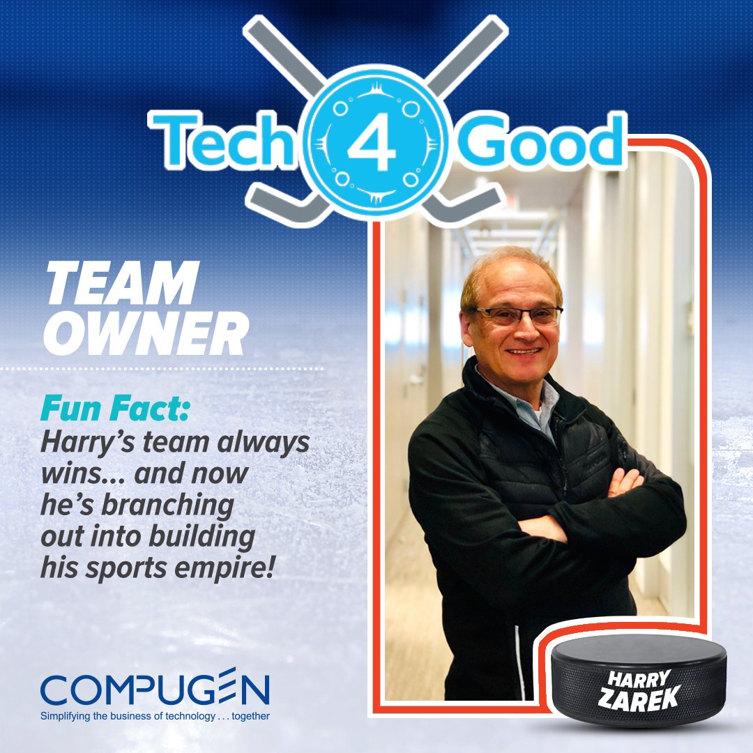 CompugenInc's tweet photo. Meet Compugen's hockey team entered in the 2nd annual Tech4Good Connected North on Ice Challenge in support of providing content to students in remote Indigenous communities.  Donate today! https://t.co/9xutwNswUU  #thisiscompugen #GoTeamCompugen @HeyCisco https://t.co/Aj1jAnWThk