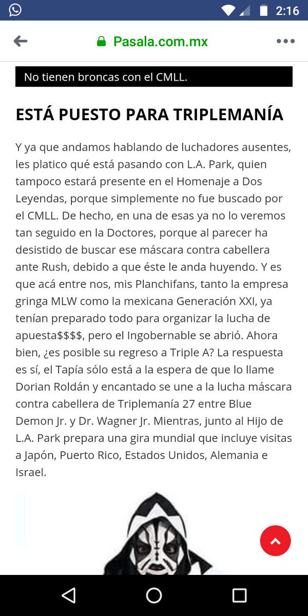 AxelGar97676496's tweet photo. @dorianroldan , @MPenaAAA @luchalibreaaa con todo respeto pero que esperan para llamar a @laparktapia y que se una a la lucha estelar de triplemania 27 eso estaría genial. https://t.co/dDjAEHI8Uz