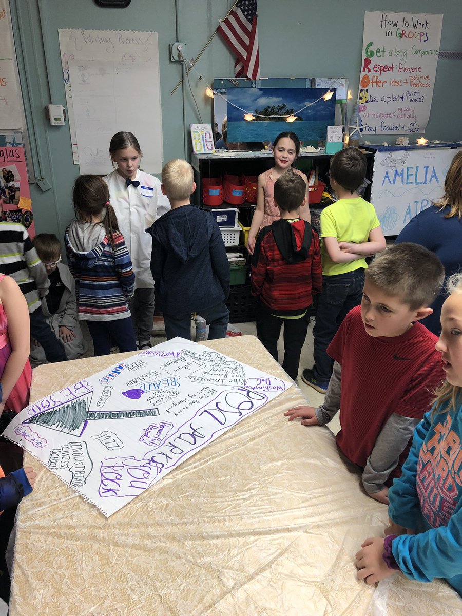 JessicaLS1's tweet image. Who says biographies have to be paper only? 3rd grade found a way to bring the past to life! So proud of these guys! #jtsd