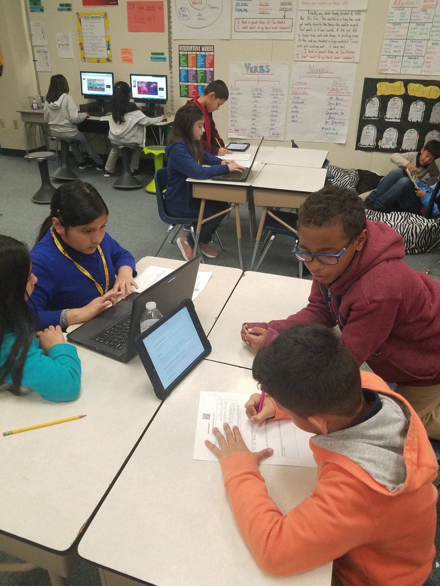 Ms_Smith7117's tweet photo. We are researching different careers in preparation for Career Day. @ReesStars @AliefTech @LoveSciTech #Reesdigiday #Reestech https://t.co/FDoDpheNEW