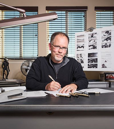 20x2's tweet photo. Mark Bristol is an award winning writer-director who honed his craft storyboarding blockbuster movies for some of the biggest names in Hollywood. He maps out his two minute answer tomorrow at @NorthDoor_ATX in Austin. Expect inspiration #SXSW 20x2: What Did You Expect? https://t.co/450y5k5EfY