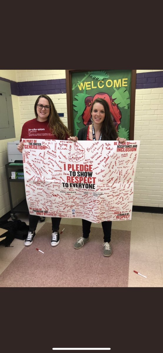 We’re pledging to show respect all week at <a href="/wakeforest_ES/">Wake Forest ES</a>! @SONC_BeAFan