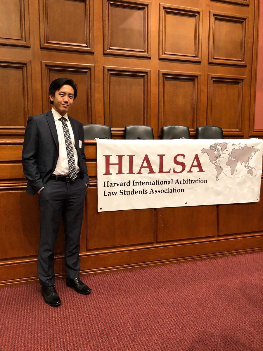 ArbitrationScty's tweet photo. McGill Arbitration Student Society at Harvard’s 5th Annual International Arbitration Conference. Jerry, our Director of Stakeholder Relations has many insights to share with us. Stay tuned for his conference report in the next Quid Novi publication! @LawMcGill #arbitration https://t.co/gdOsq7yJtO