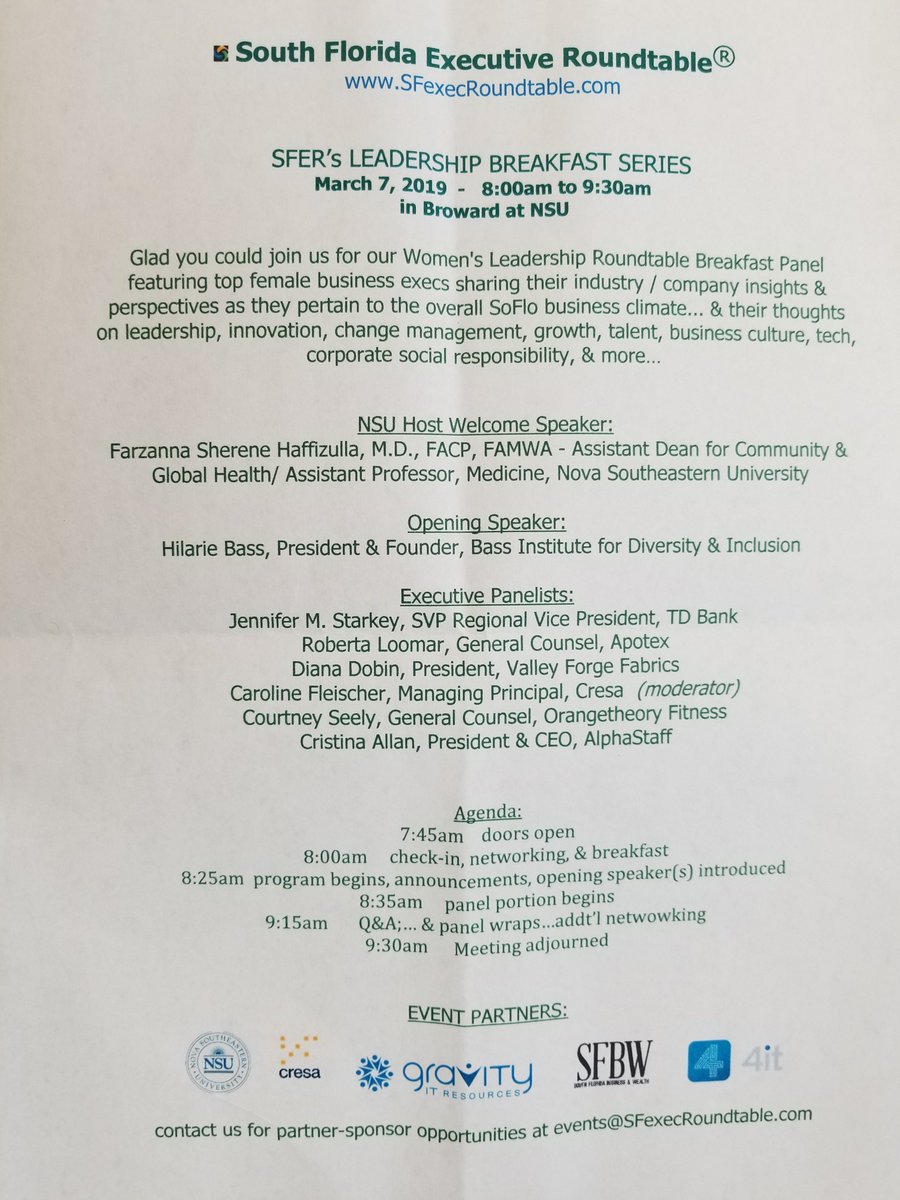 Dr. FarzannaHaffizulla (@busymommd) on Twitter photo Proud to give the <a href="/NSUFlorida/">Nova Southeastern U.</a> Welcome Address today <a href="/SFexecRoundtabl/">ExecutiveRoundtable.org</a> meeting. Powerful forum to discuss #DiversityandInclusion & #Equity Thank you <a href="/CarlosJArboleda/">Cja</a> & my fellow speakers. Great to have <a href="/ViewegJ/">Johannes Vieweg, MD</a> as our Founding Dean of <a href="/NSUMDCollege/">NSU MD</a> in support of #WomenInLeadership Proud to give the <a href="/NSUFlorida/">Nova Southeastern U.</a> Welcome Address today <a href="/SFexecRoundtabl/">ExecutiveRoundtable.org</a> meeting. Powerful forum to discuss #DiversityandInclusion & #Equity Thank you <a href="/CarlosJArboleda/">Cja</a> & my fellow speakers. Great to have <a href="/ViewegJ/">Johannes Vieweg, MD</a> as our Founding Dean of <a href="/NSUMDCollege/">NSU MD</a> in support of #WomenInLeadership