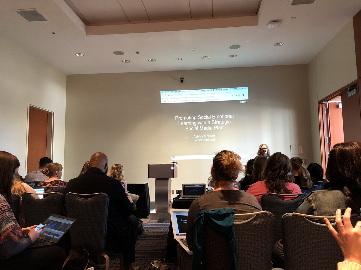 Ashley killing it at #NCTIES19 <a href="/aplusedtech/">Dr. Ashley McBride</a>