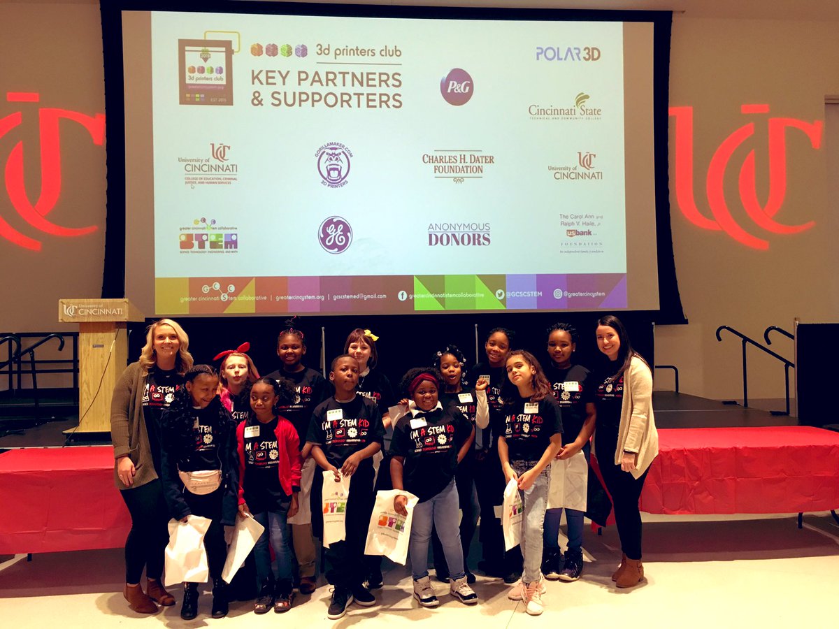 3dbrains1's tweet photo. What a great day at the @GCSCSTEM showcase! Special thanks to GCSC, sponsors and all of the exhibitors!
◾️
◾️
#STEM #GirlsInSTEM #3Dprint #showcase #MyOhioClassroom #MtHealthyProud #Invent #GCSCstem @GCSCSTEM @MtHealthySchool @uofcincy @UC_CEAS @Mcscience348 @hashemis_owls https://t.co/rgHhozxFVa