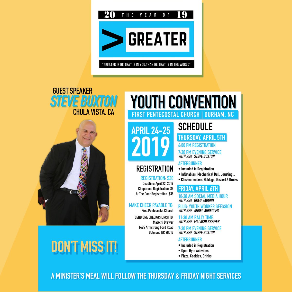 DurhamFPC's tweet photo. Youth Convention is coming up next month! We are excited and hope you are too. Tag one friend that better be there!!
.
.
.
.
#fpcdurham #apostolic #youthconvention #durham https://t.co/hrB64EYbiQ