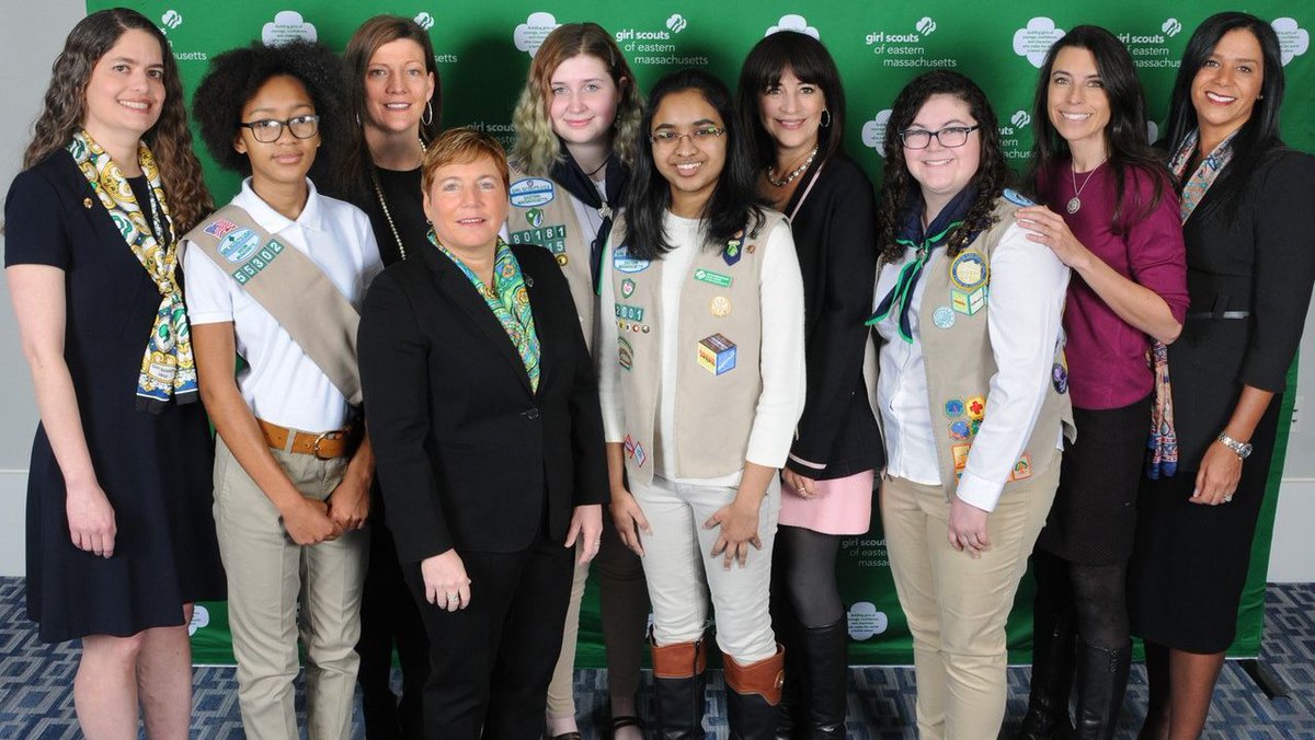 Special thanks to our #LeadingWomen <a href="/Ygarcia40/">Yvonne Garcia</a>, <a href="/DianeHessan/">Diane Hessan</a>, Deb Taft, Amy Koch Flynn; Girl Scout speakers Kayla Martin, Madison Schofield, Amiya Subramanian, Kara Young; emcee <a href="/NEstaphan/">Nicole Estaphan</a>; and GSEMA Board Chair/President Tricia Tilford! Donate to GSEMA: bit.ly/2Uri3Qy