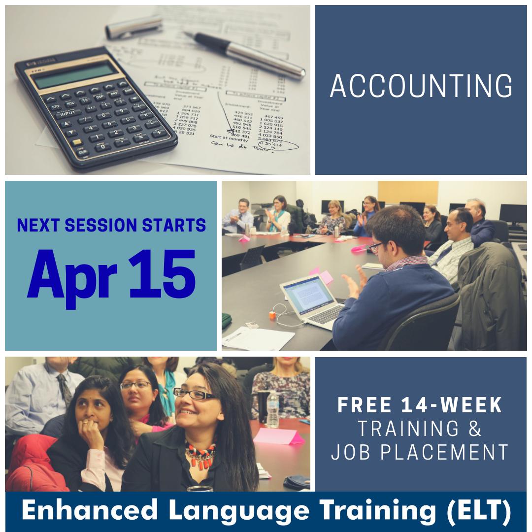 TDSB_CS's tweet photo. Internationally trained Accountant?  Need help accessing the Canadian job market?  Join the Enhanced Language Training (#ELT) Program. New Accounting classes start April 15. Call 416-395-8270 or visit https://t.co/oGDVTzYEu4 to REGISTER.   https://t.co/fqAjk35VEi #CDNImm #ONImm https://t.co/s2hbevPoxa