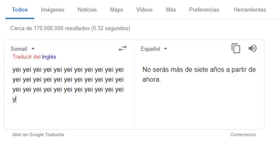 vanguardiamx's tweet photo. #Tecnología | Ahora llega el #YeiChallenge... el pertubador reto que adivinará tu futuro con el traductor @Google. 😮🧐 Lee más aquí 👉 https://t.co/NQGO5mtwiO https://t.co/oBdFg8DoW1