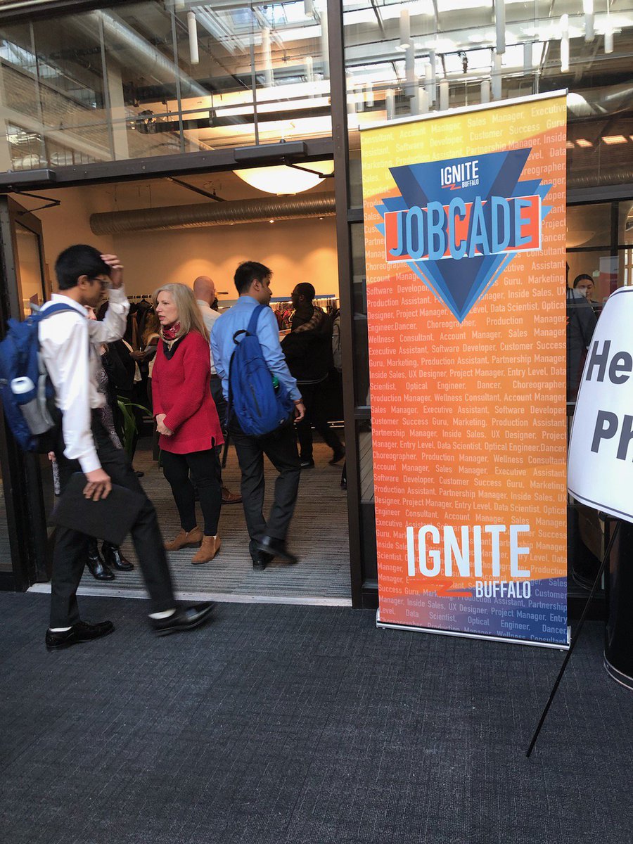MyViaduct's tweet photo. Are you at #JobCade at @500Seneca?! We're here working with #startups, #jobseekers, and #smallbusiness vendors to fill more than 200 job openings in #WNY! Stop by and say hi, or find more startup jobs at https://t.co/PiJsQKzkEK. ๐ https://t.co/T6UNvHjkoZ