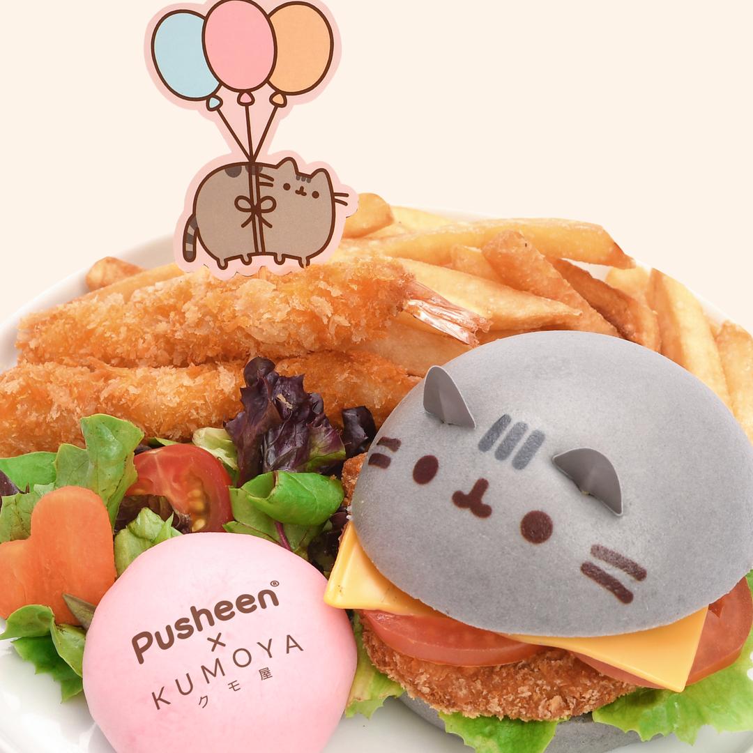 pusheen cheeseburger