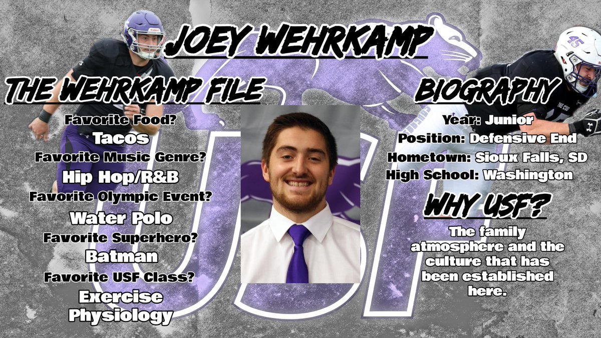 Another week, another edition of Know Your Coo! Thanks to the nomination by <a href="/trainwatson33/">Gabriel Watson</a>, this week features local standout Joey Wehrkamp (<a href="/JoeyWehrkamp/">Joey Wehrkamp</a>)! Joey rocks the number 45, and is majoring in Exercise Science! #WinnersWin